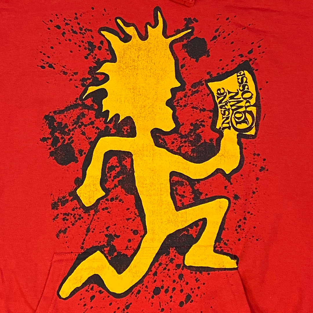 "Hatchetman Gold" Pullover Hoodie In Red