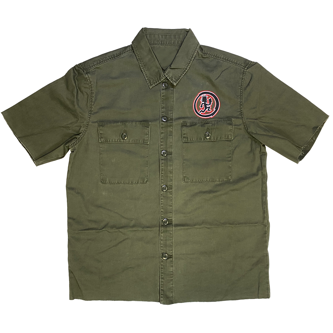 "Hatchetman Circle" Embroidered Work Shirt