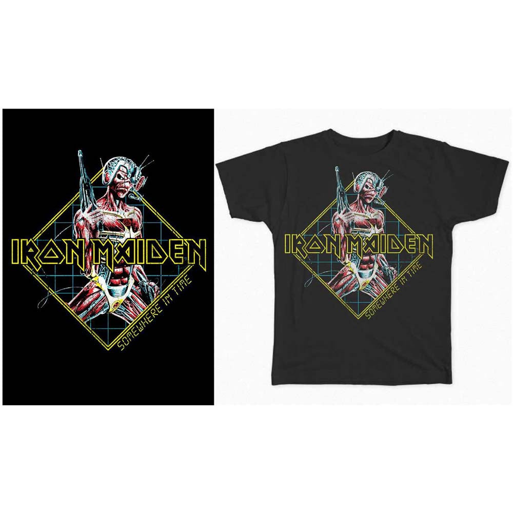 Iron Maiden | Official Band T-Shirt | Somewhere in Time Diamond