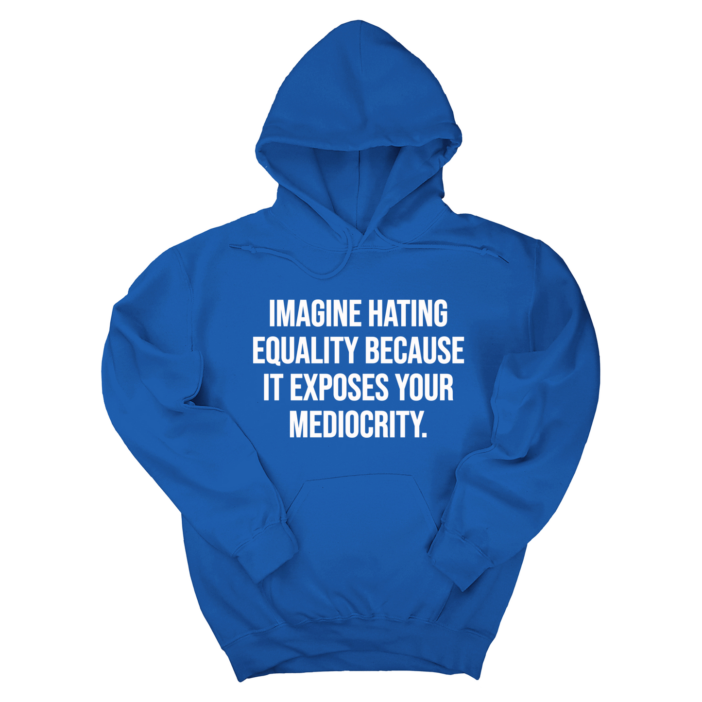 Imagine Hating Equality Because It Exposes Your Mediocrity Unisex Hoodie