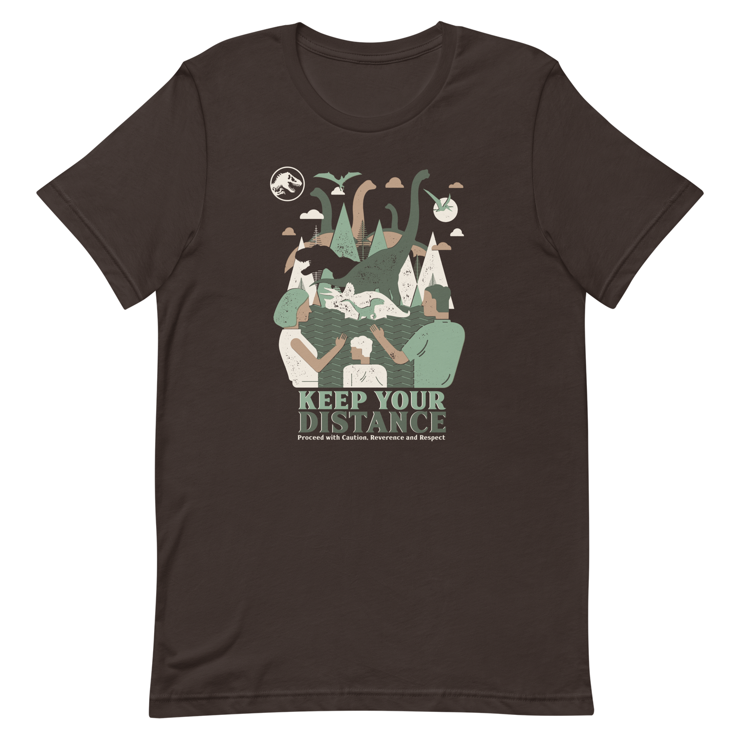 Jurassic Park National Parks Keep Your Distance Unisex T-Shirt