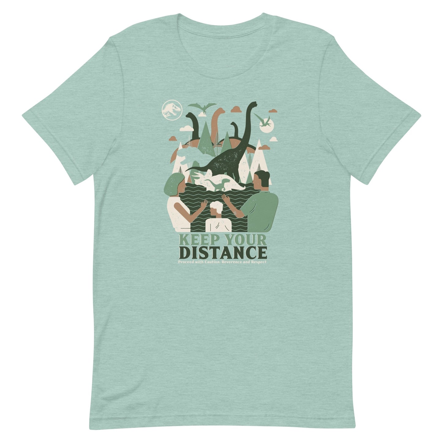 Jurassic Park National Parks Keep Your Distance Unisex T-Shirt