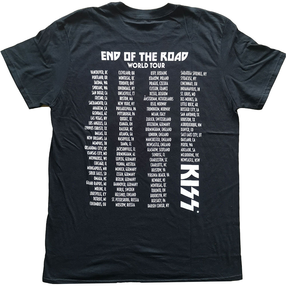 KISS T-Shirt: End Of The Road Tour (Back Print)