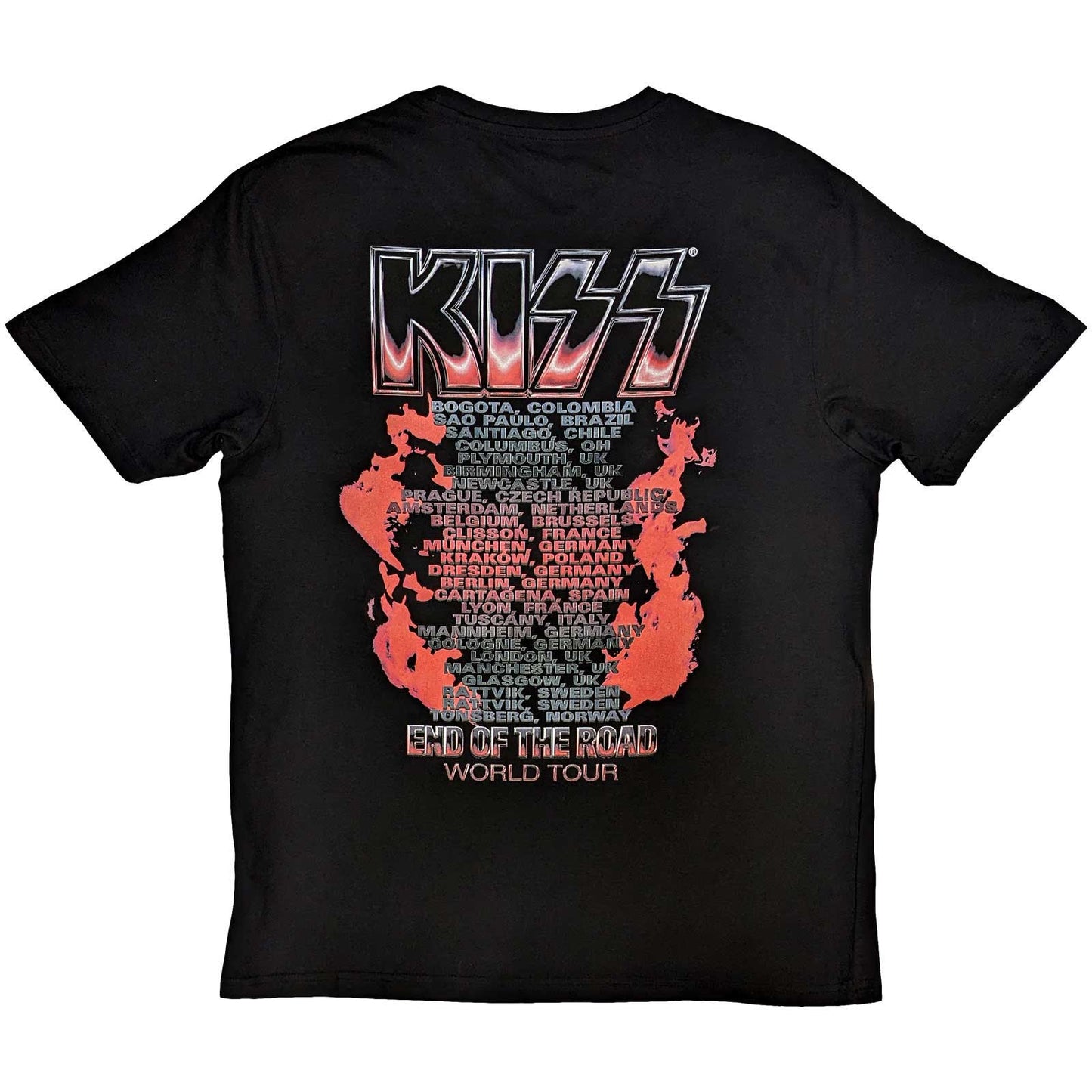 KISS Attractive T-Shirt, End Of The Road Tour Style003