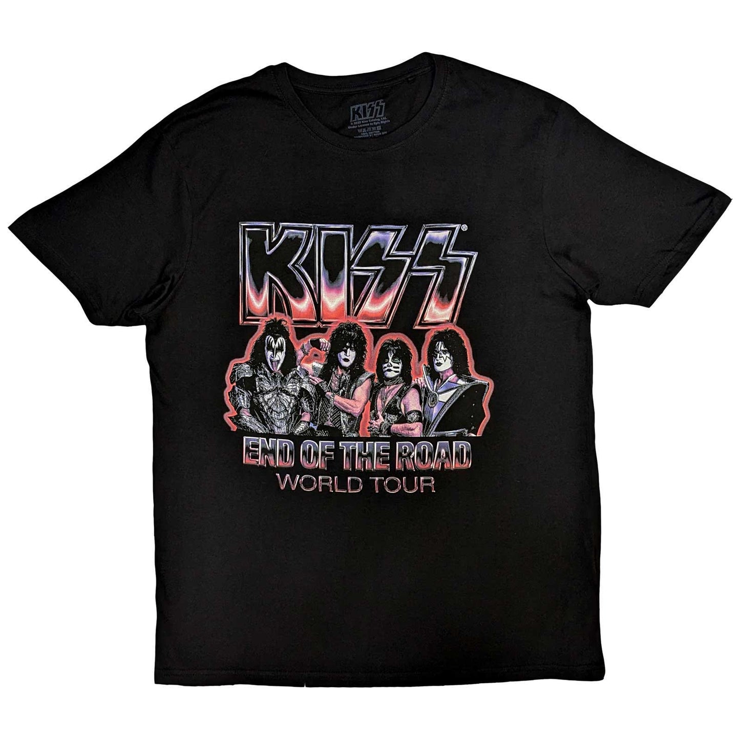 KISS Attractive T-Shirt, End Of The Road Tour Style003