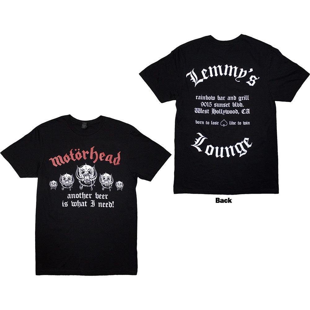 MOTORHEAD Attractive T-Shirt, Lemmy's Lounge