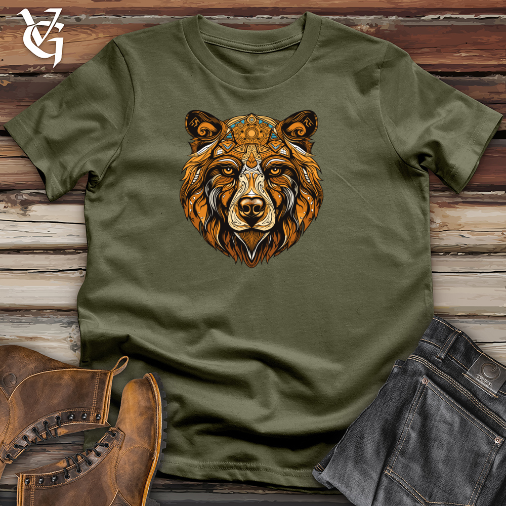 Vintage Viking Bear 01 Cotton Tee