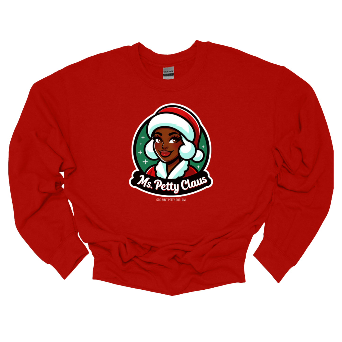 Ms. Petty Claus Image Unisex Sweatshirt
