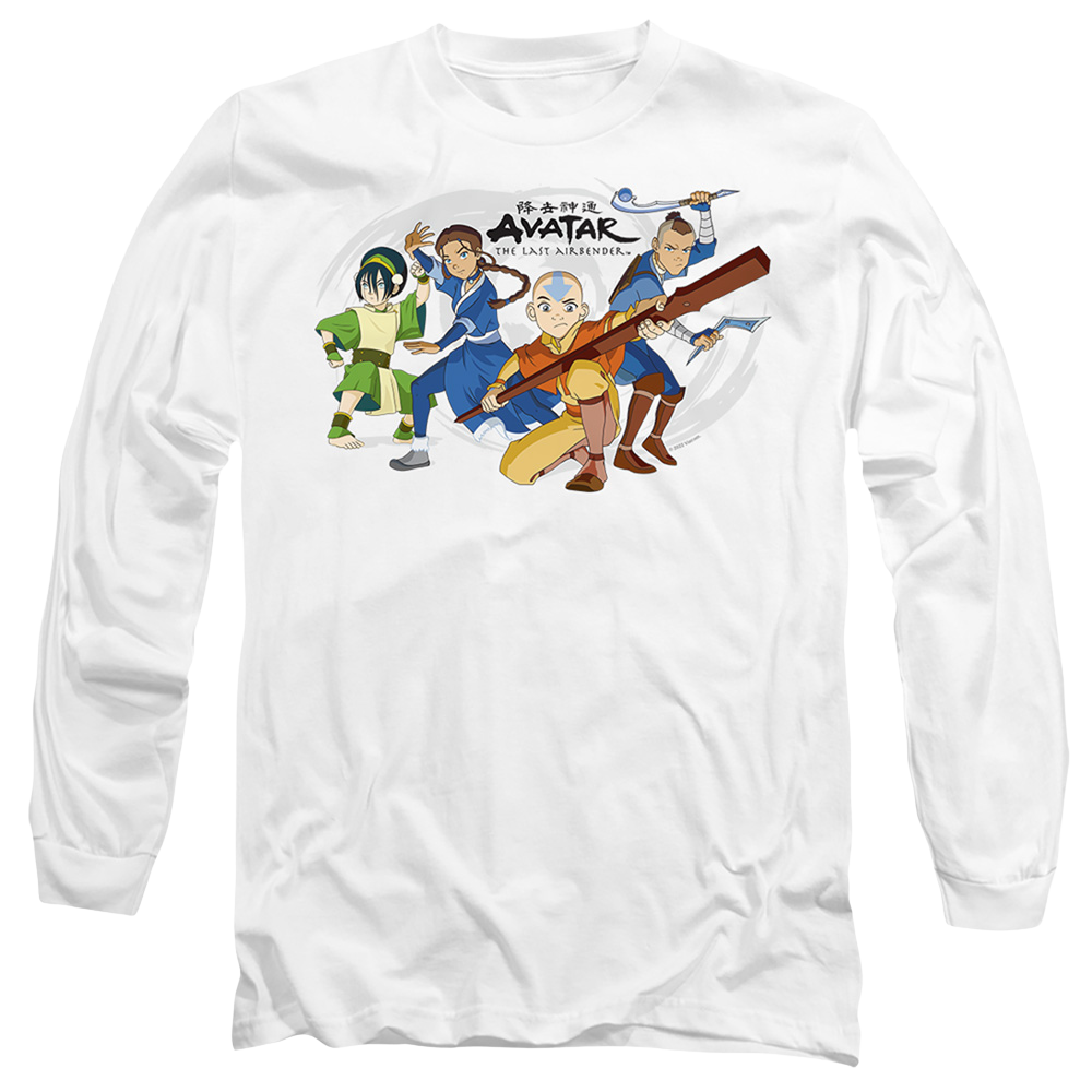 Avatar The Last Airbender Avatars Group - Men's Long Sleeve T-Shirt