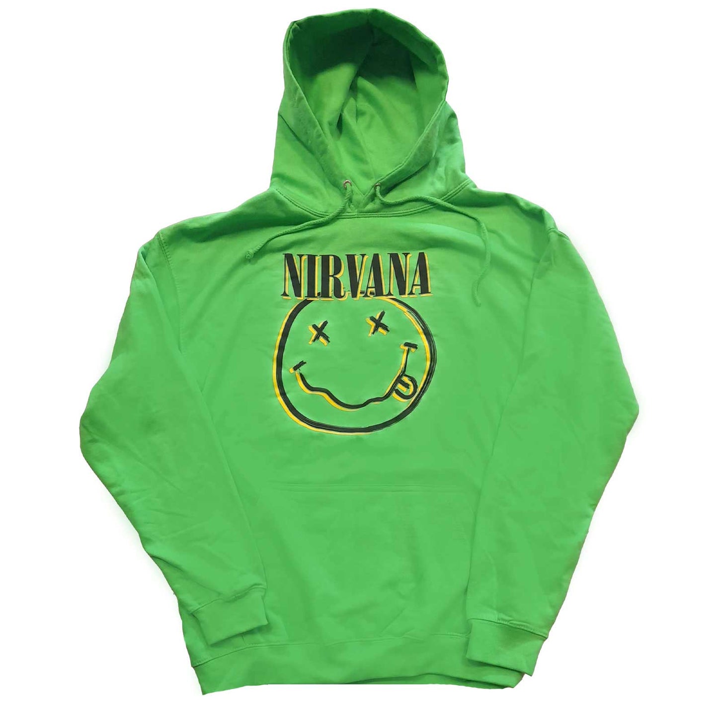 Nirvana Unisex Pullover Hoodie: Inverse Happy Face Style002