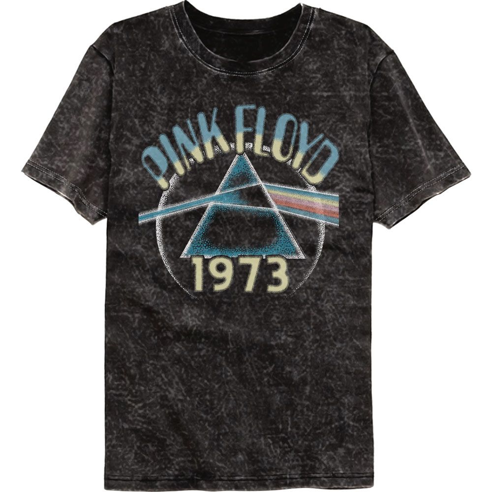 Pink Floyd Dotty Texture Circle Mineral Wash T-Shirt