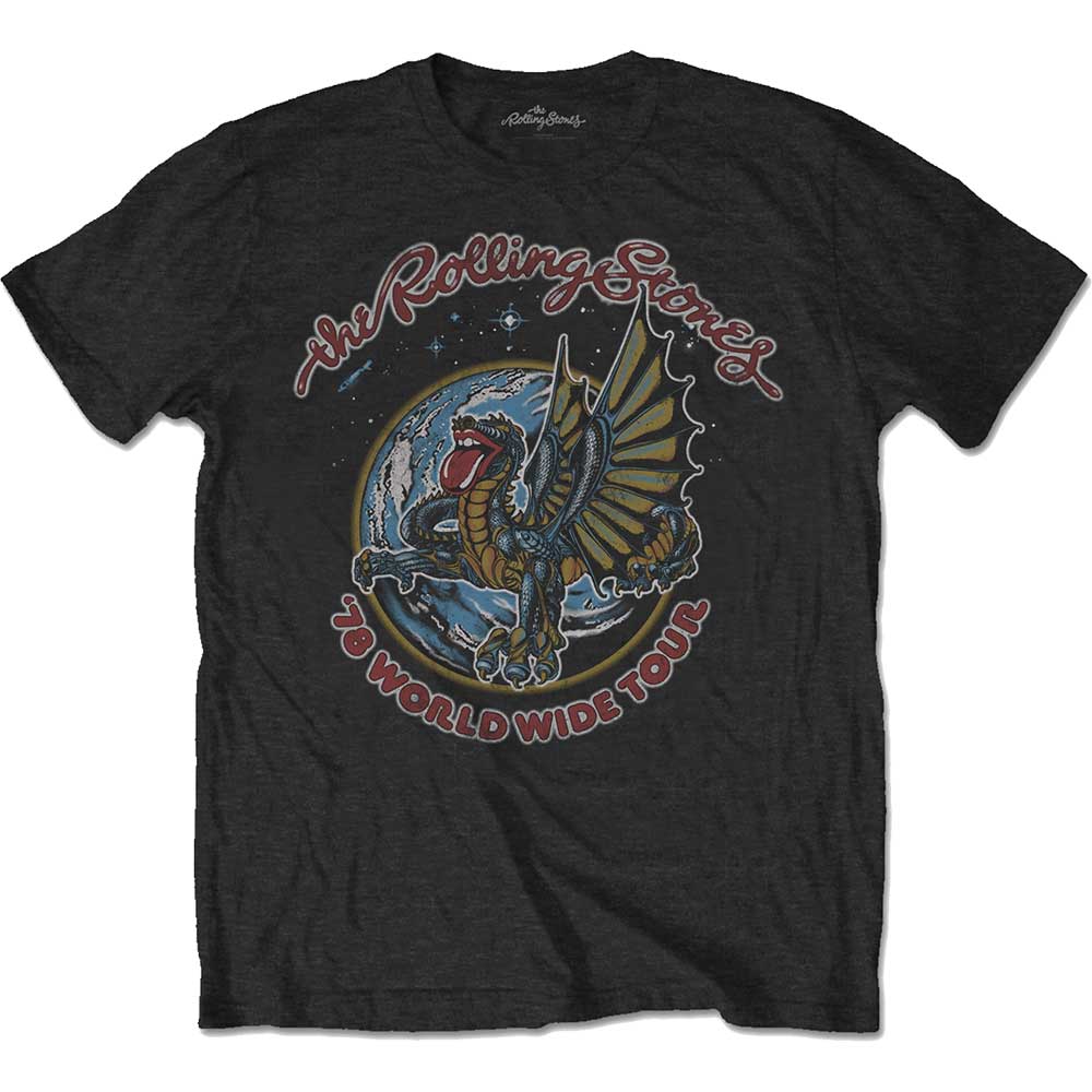 ROLLING STONES Attractive T-Shirt, 78 WW Tour