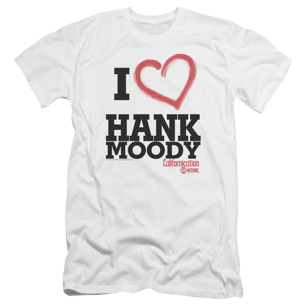 Californication I Heart Hank Moody - Men's Premium Slim Fit T-Shirt