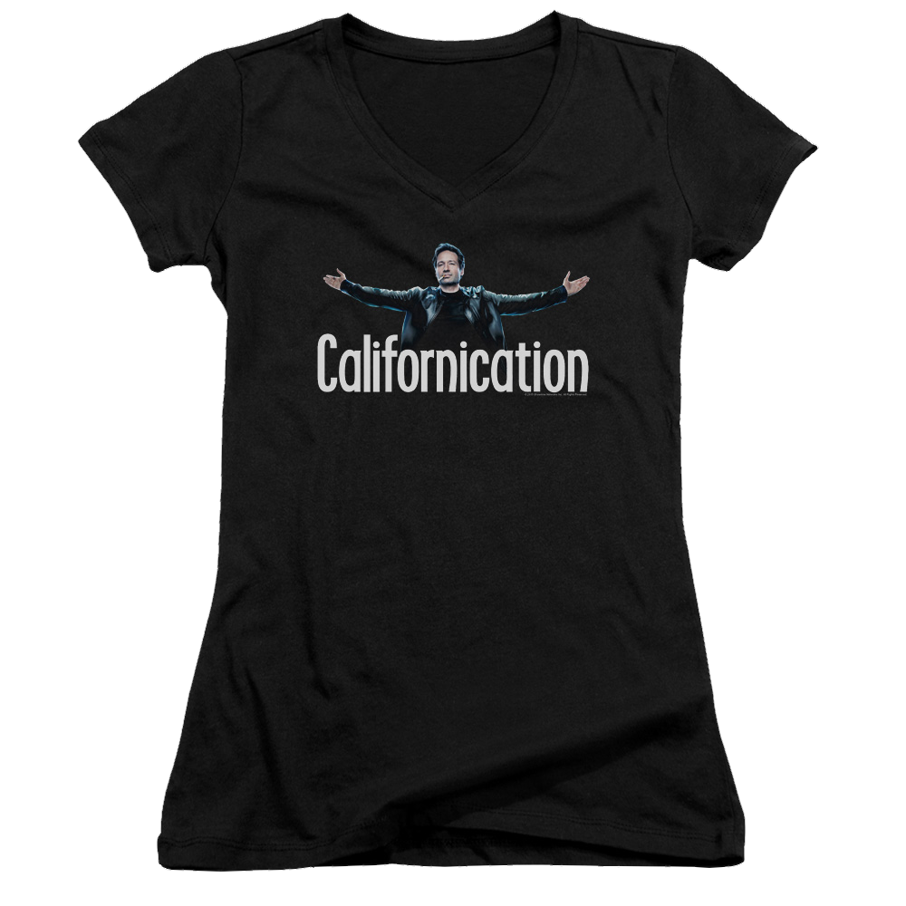 Californication Outstretched - Juniors V-Neck T-Shirt