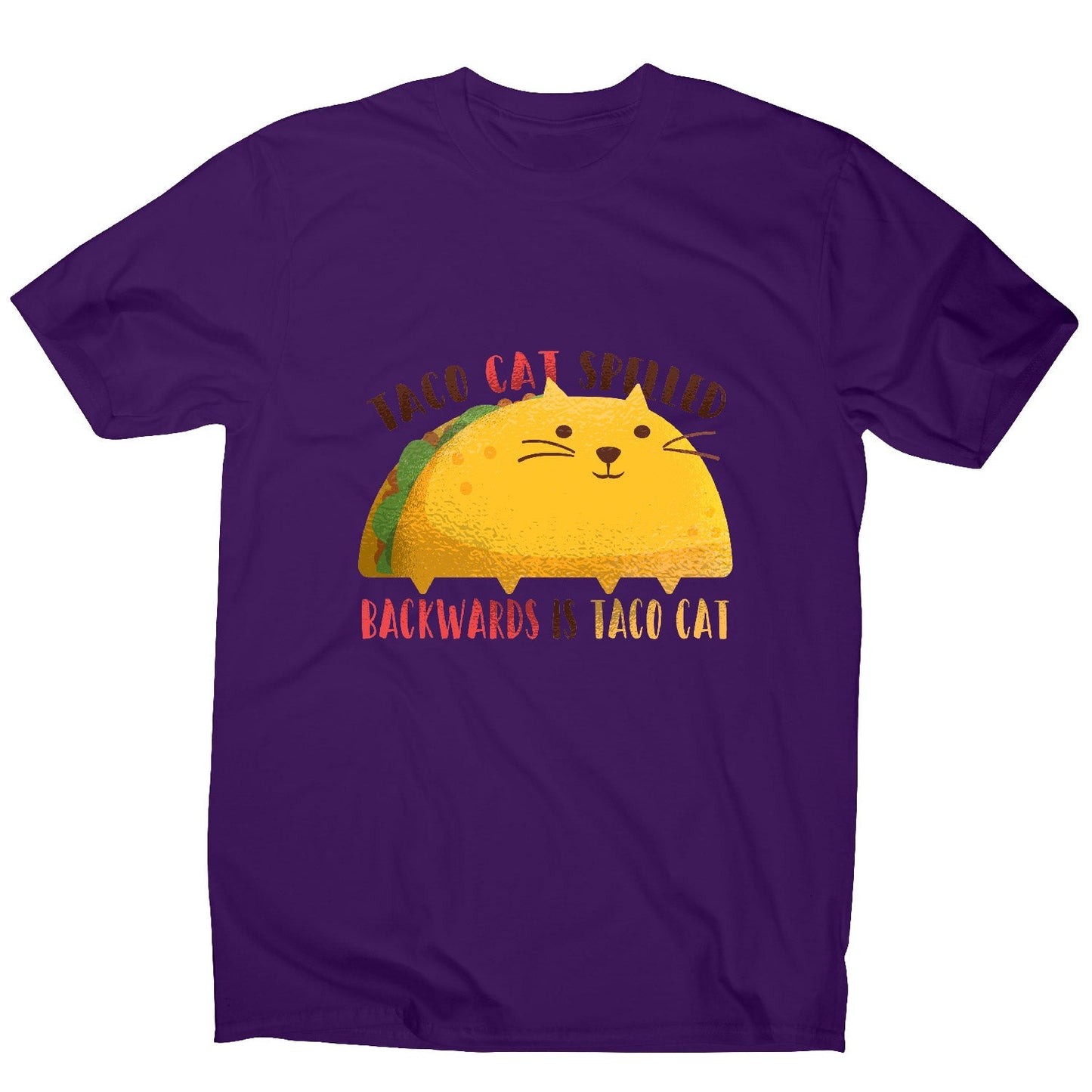 Taco cat graphic - illustration men's t-shirt