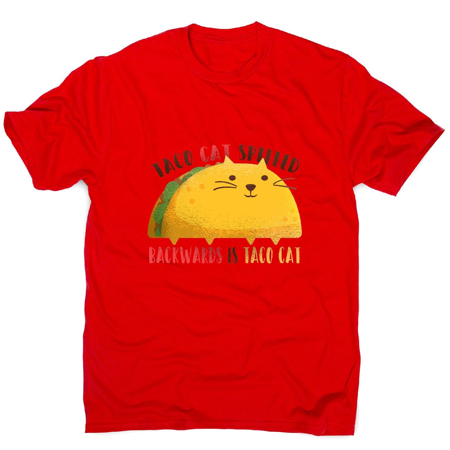 Taco cat graphic - illustration men's t-shirt