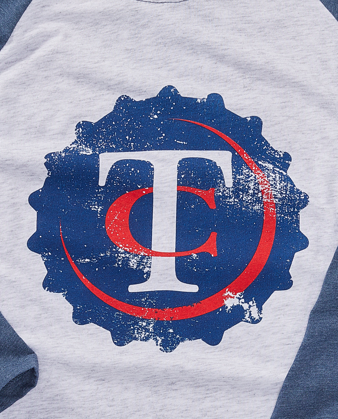 (Twins) TC Bottle Cap Unisex Triblend 3/4 Sleeve Raglan T-Shirt
