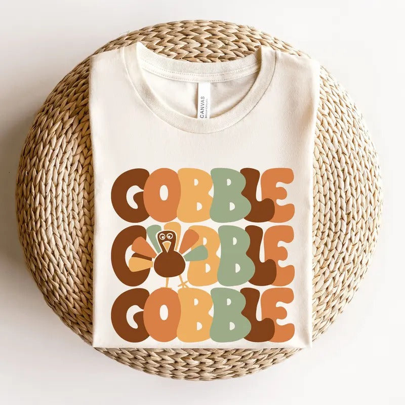 Thanksgiving Gobble Sweatshirt, Turkey Sweatshirt, Family Sweatshirt, Thanksgiving Shirt, Fall Sweatshirt, Women Thanksgiving Sweater