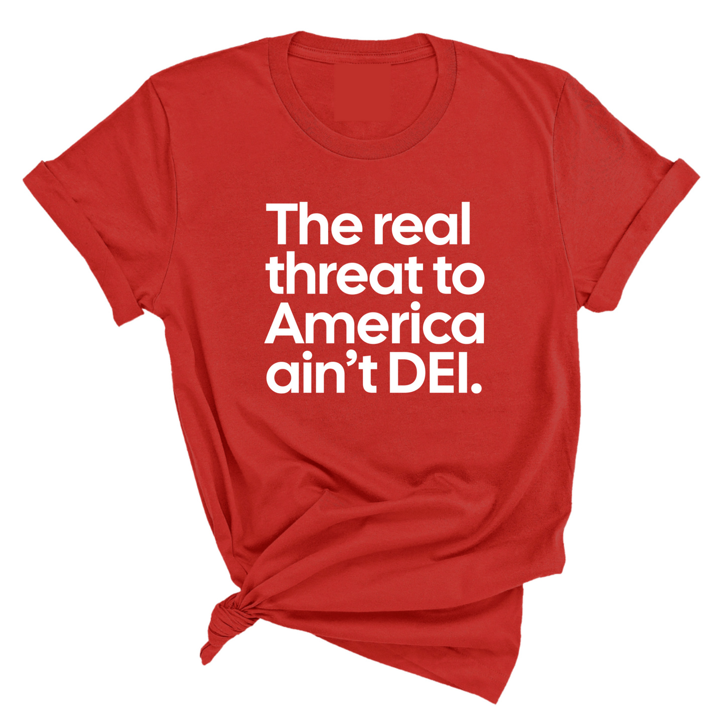 The Real Threat to America Ain’t DEI Unisex Tee
