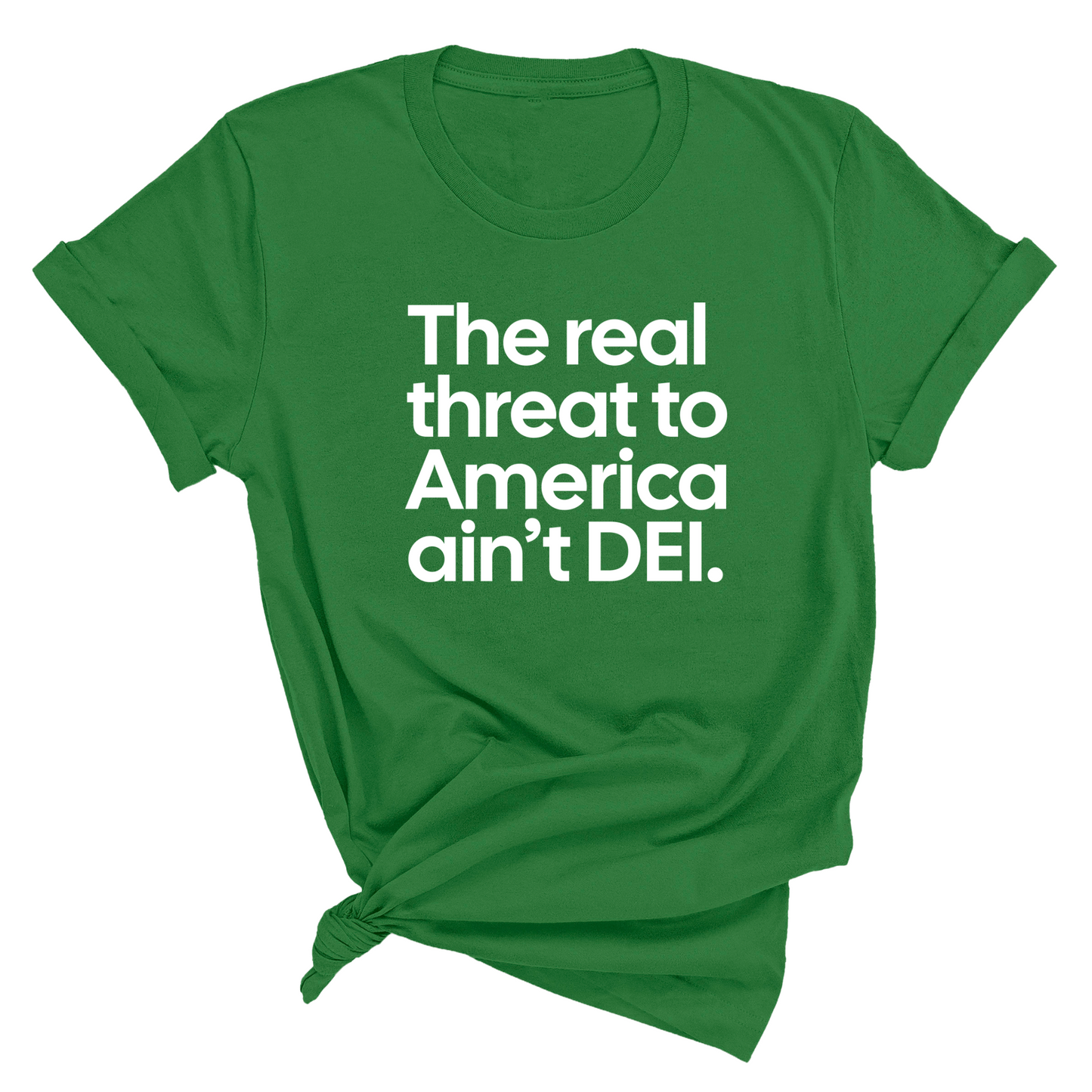The Real Threat to America Ain’t DEI Unisex Tee