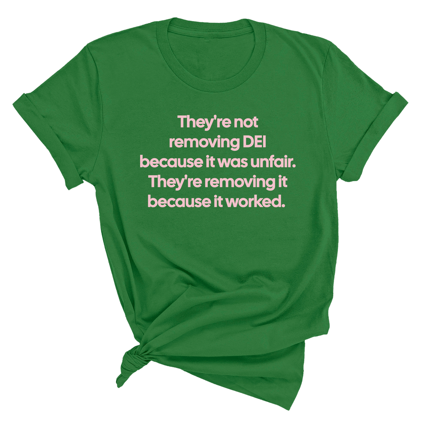 They're Not Removing DEI Because It Was Unfair, They're Removing It Because It Worked Unisex Tee
