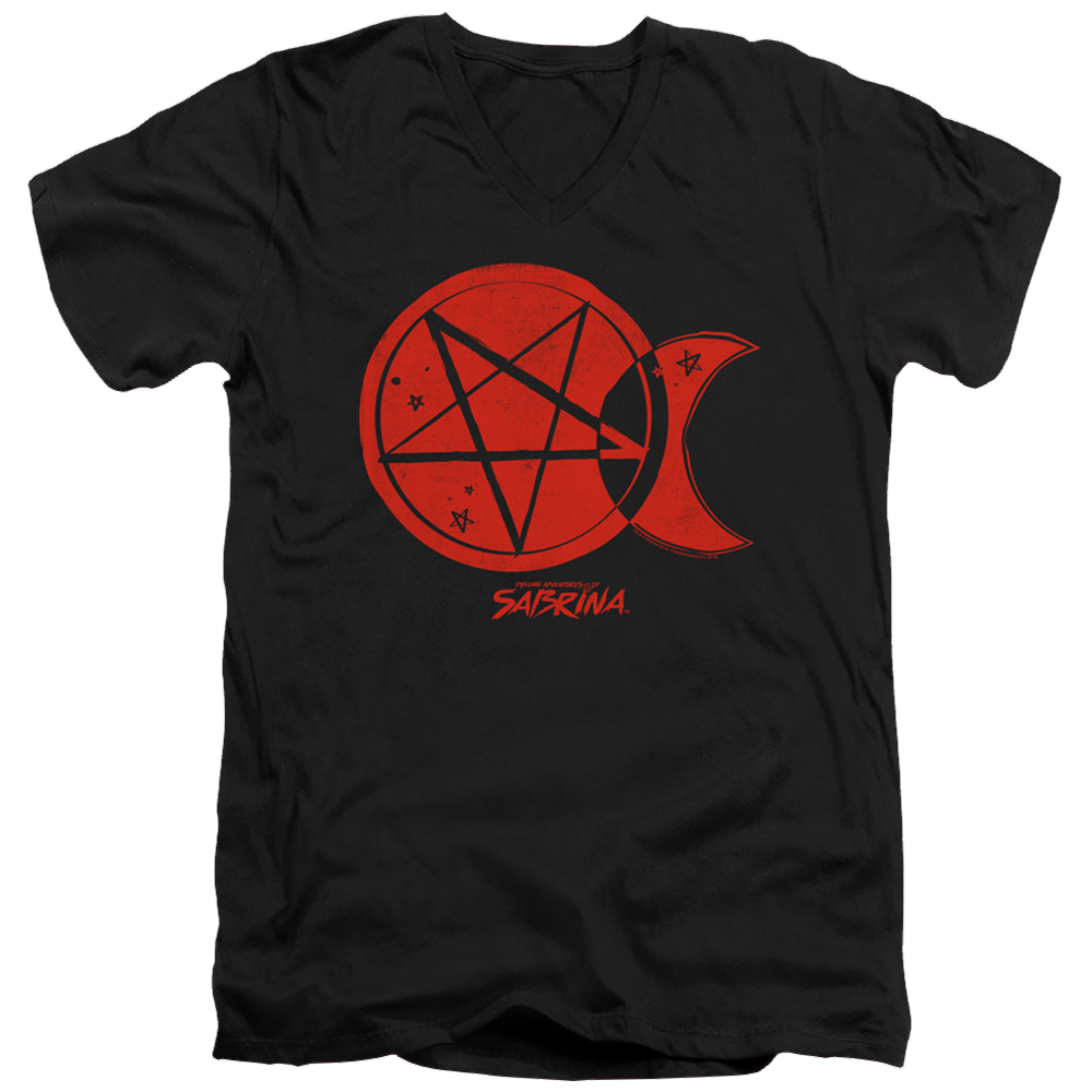Chilling Adventures Of Sabrina Dark Moon - Men's V-Neck T-Shirt