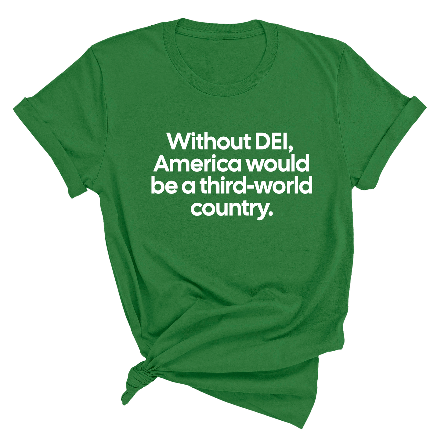 Without DEI, America Would Be a Third-World Country Unisex Tee
