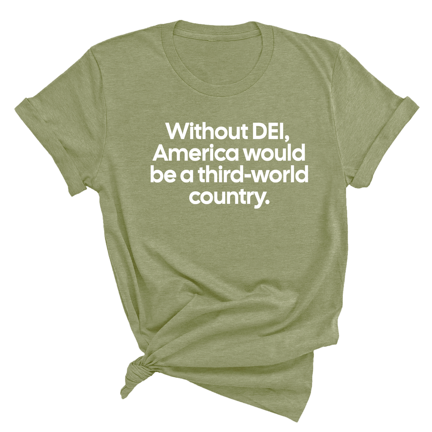 Without DEI, America Would Be a Third-World Country Unisex Tee