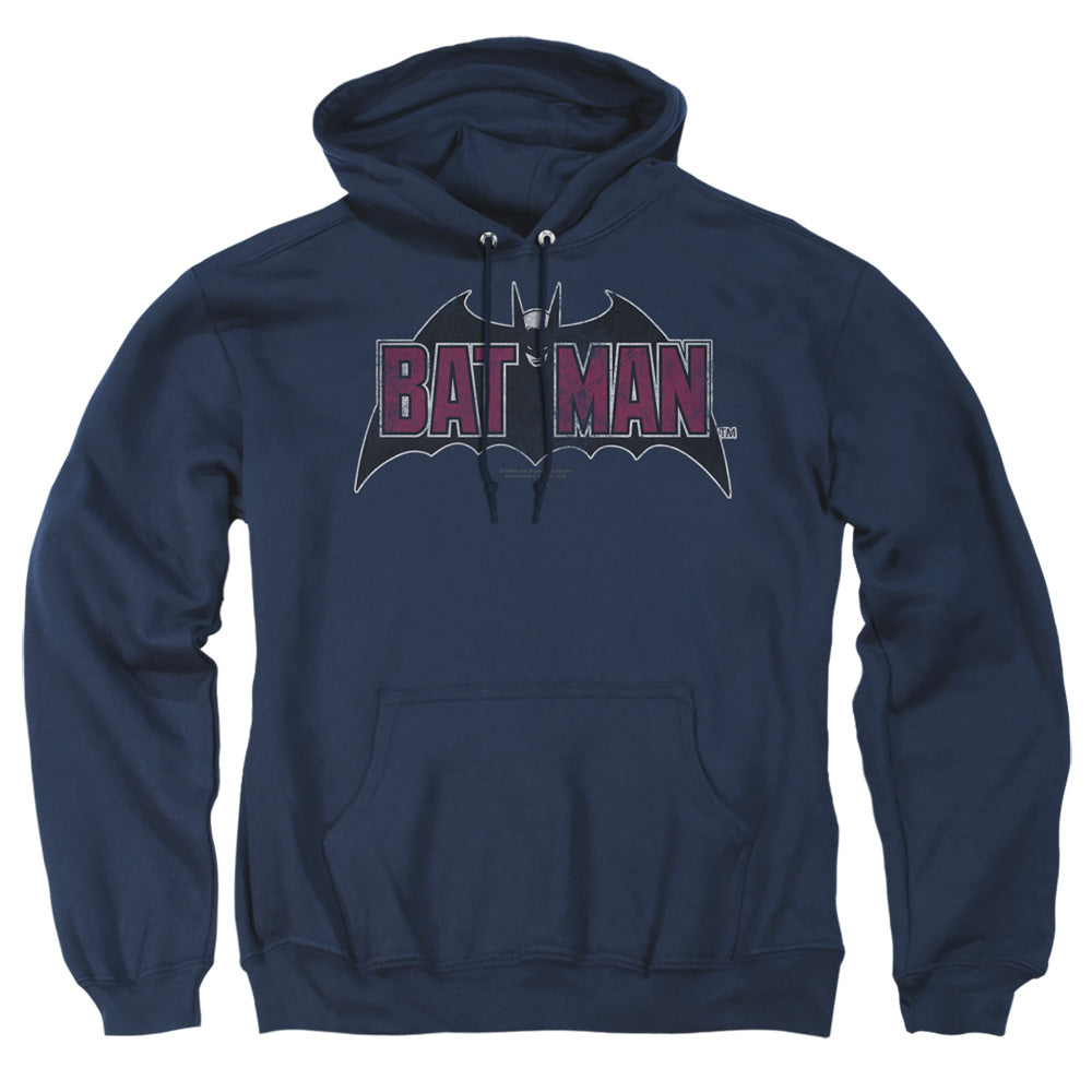 Batman Comics Vintage Bat Logo On Navy T-Shirt