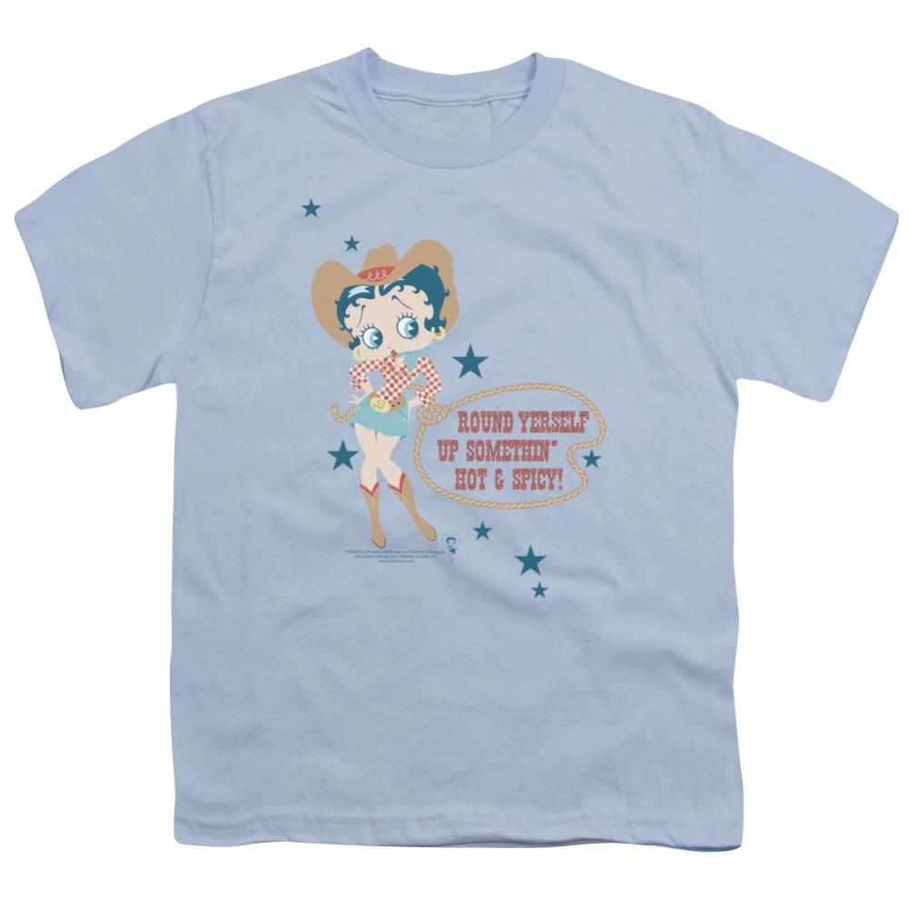 Betty Boop Hot And Spicy Cowgirl T-Shirt