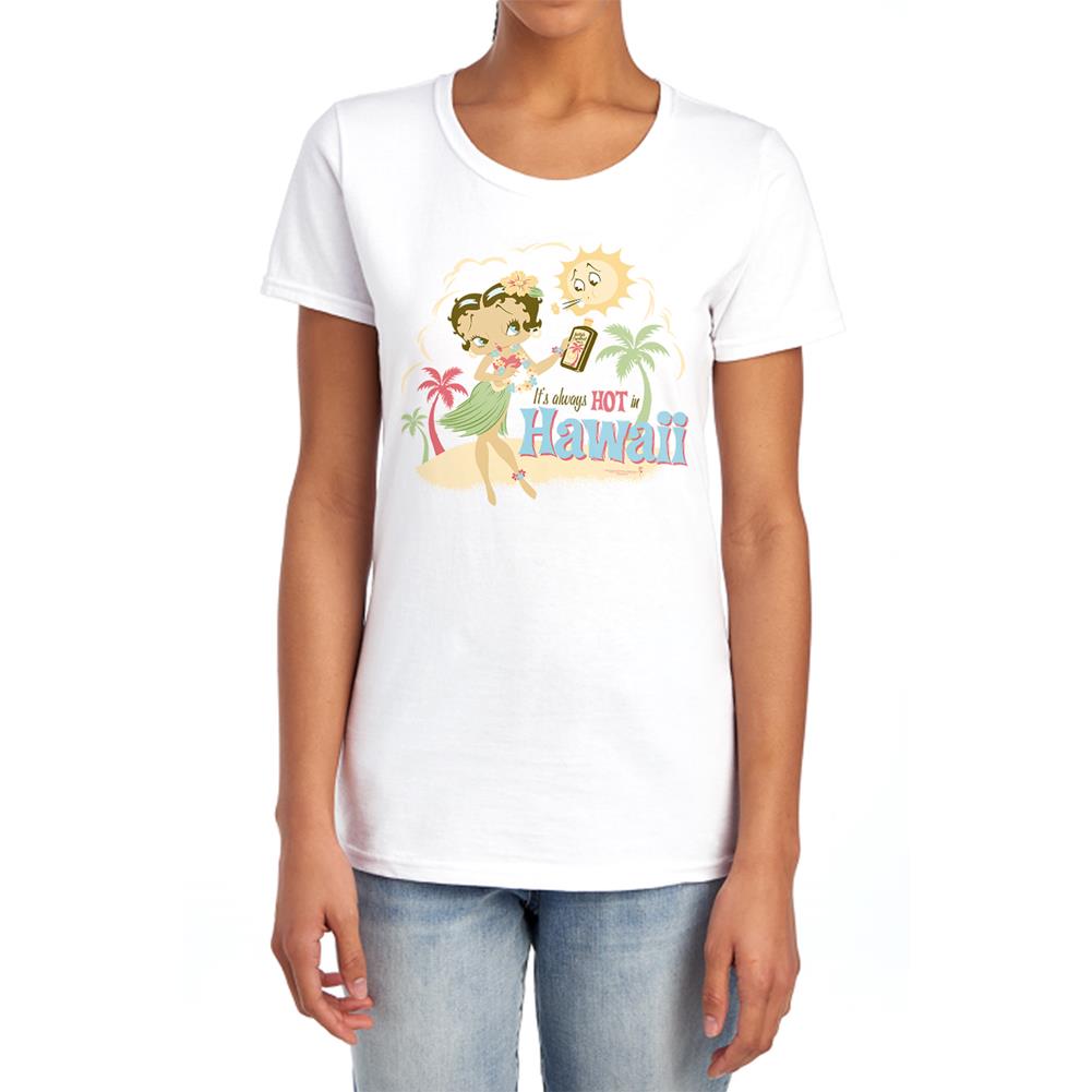 Betty Boop Hot In Hawaii T-Shirt