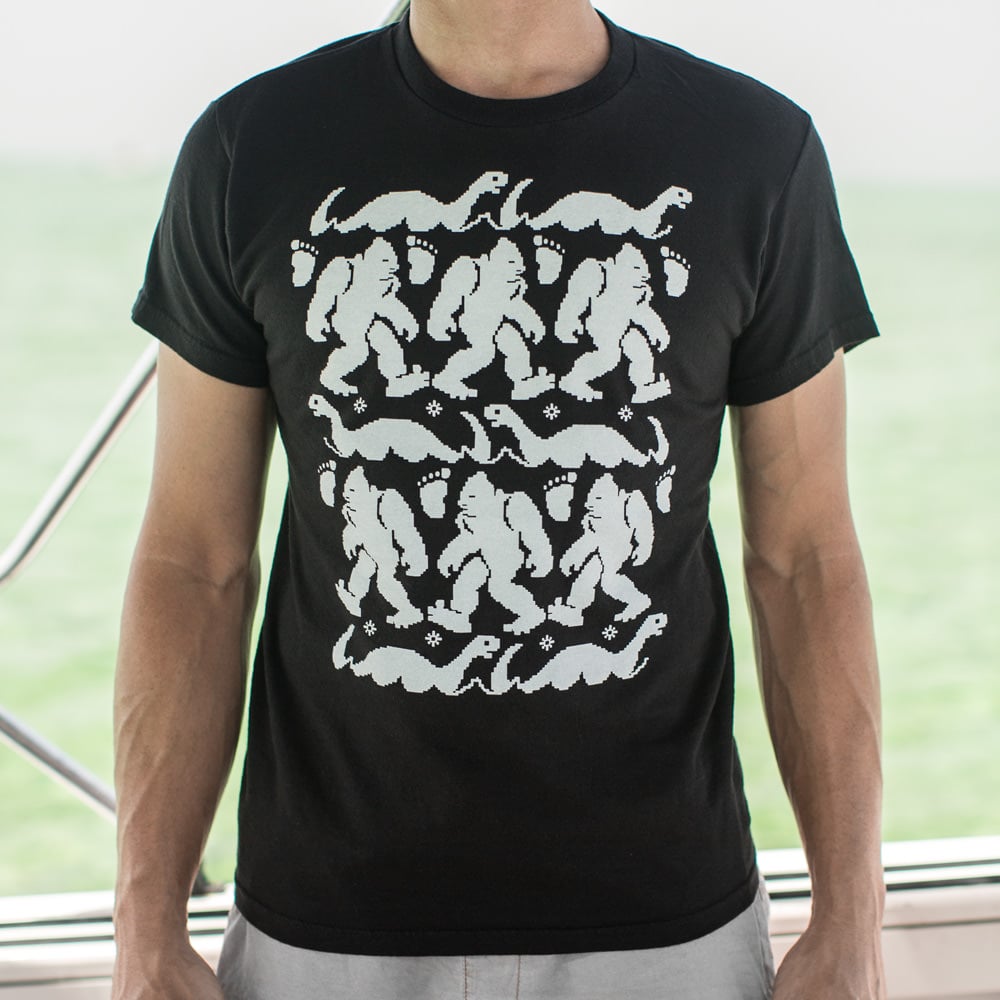 Bigfoot & Nessie Sweater Men's T-Shirt