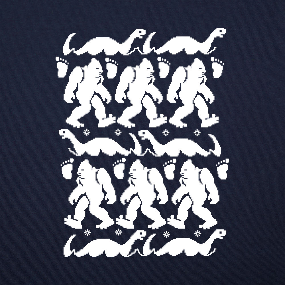 Bigfoot & Nessie Sweater Men's T-Shirt