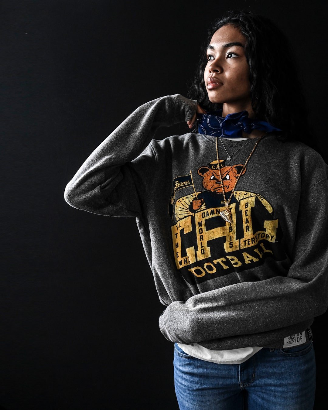 CAL - Golden Bears Football Grey Sweatshirt