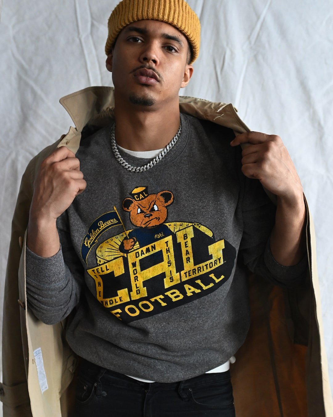 CAL - Golden Bears Football Grey Sweatshirt