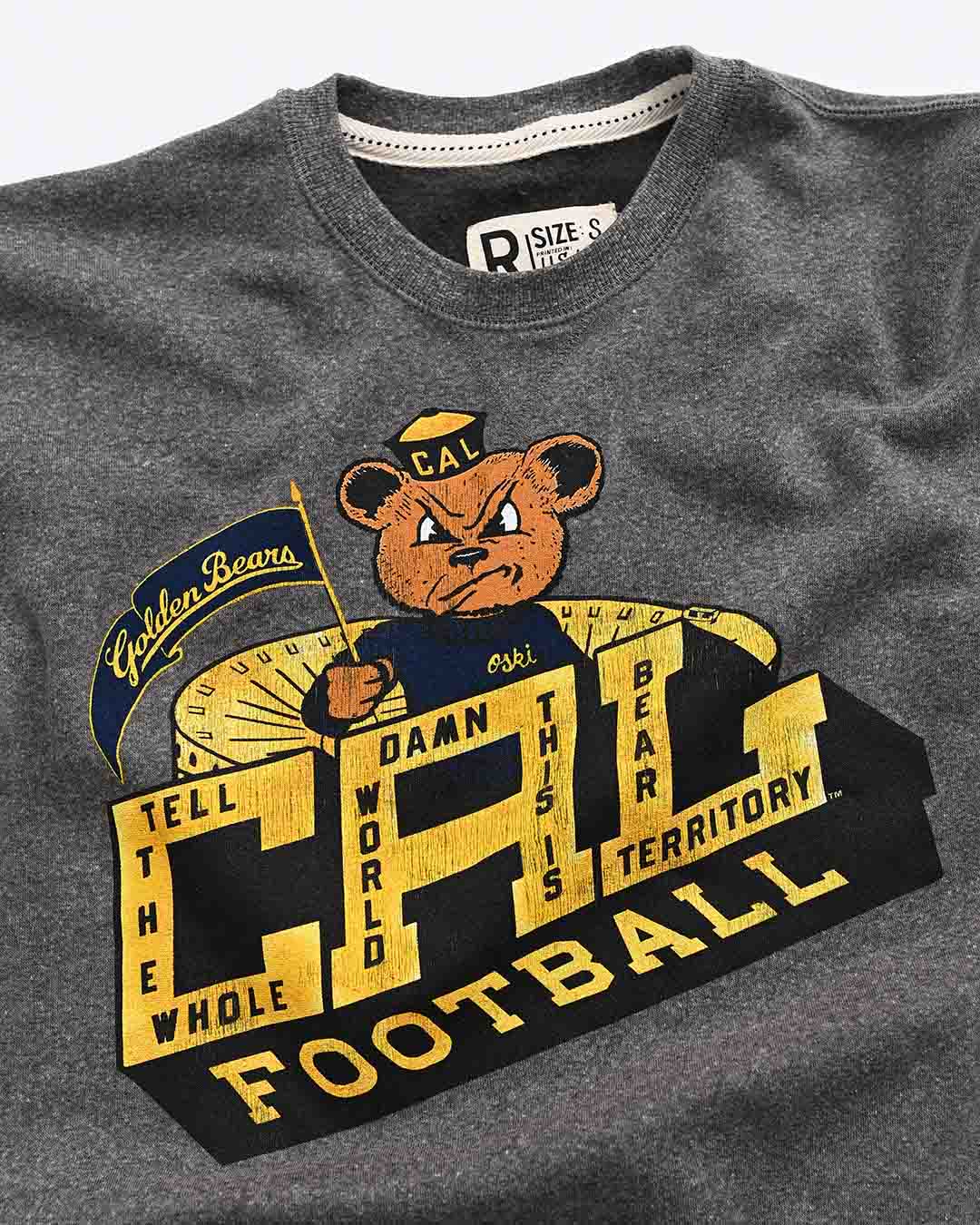 CAL - Golden Bears Football Grey Sweatshirt