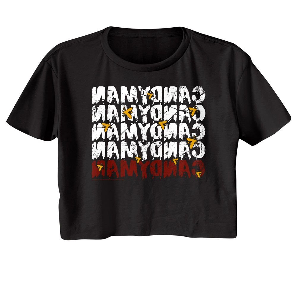 Candyman - Mirror Repeat Womens Crop Tee