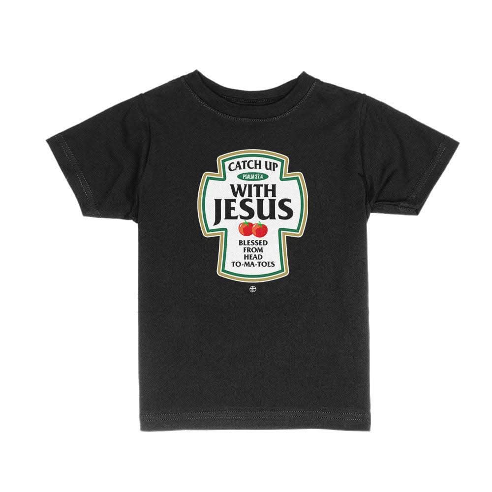 Catch Up With Jesus Kids Shirts