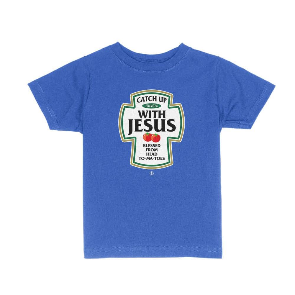 Catch Up With Jesus Kids Shirts