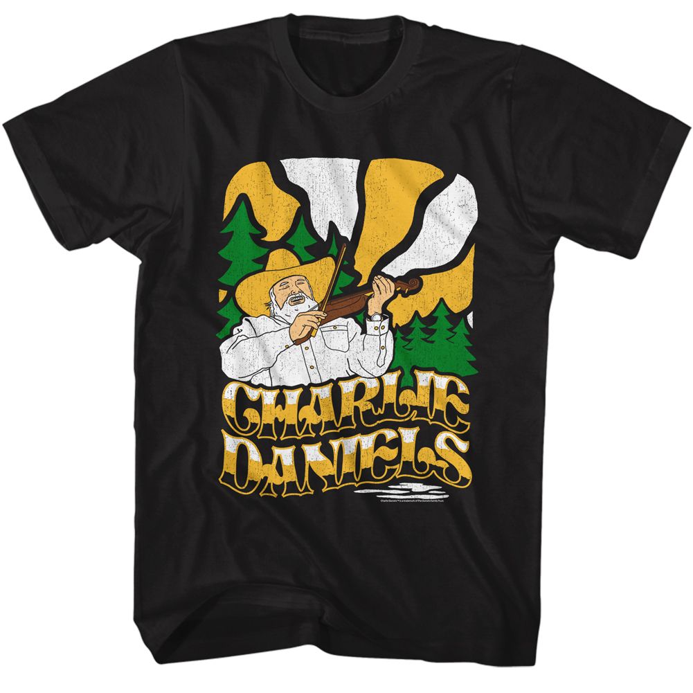 Charlie Daniels Band - CDB Drawn Charlie Boyfriend Tee