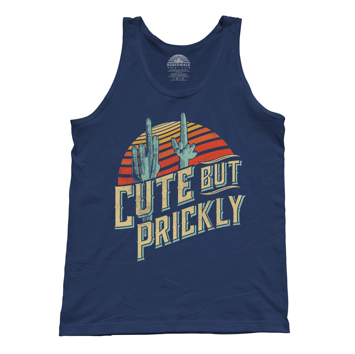 Unisex Cute But Prickly Tank Top - Cactus Shirt