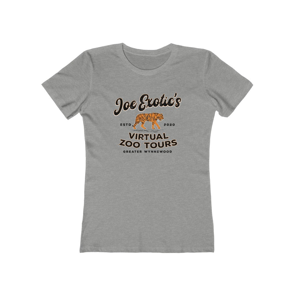 Joe Exotic's Virtual Zoo Tours Women's Boyfriend Tee