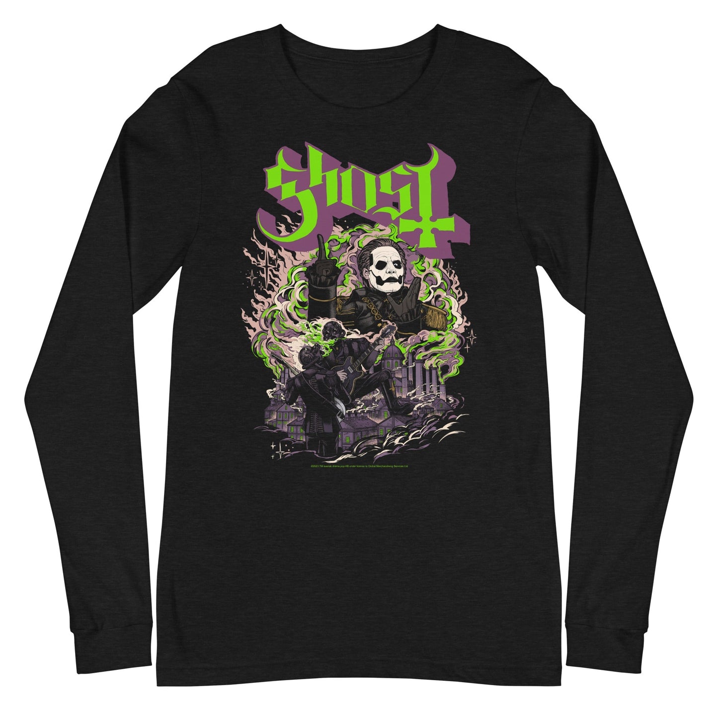 Ghost - Graveyard Long Sleeve T-Shirt Style001