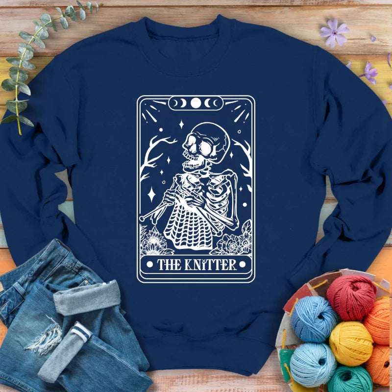 Knitter Tarot Card Sweatshirt