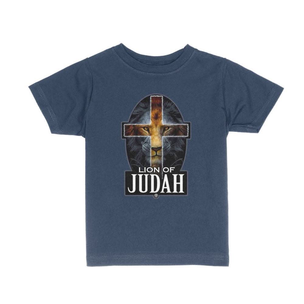 Lion Of Judah Cross Kids Shirts