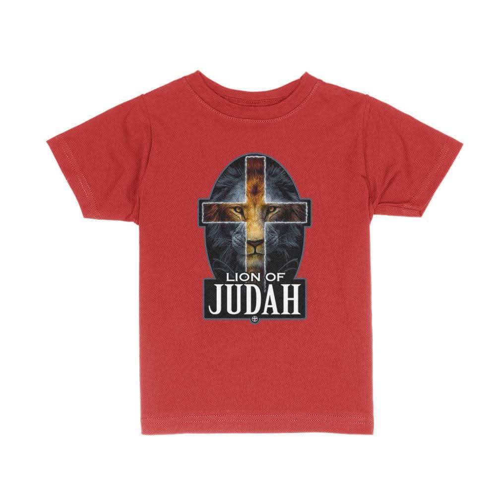 Lion Of Judah Cross Kids Shirts