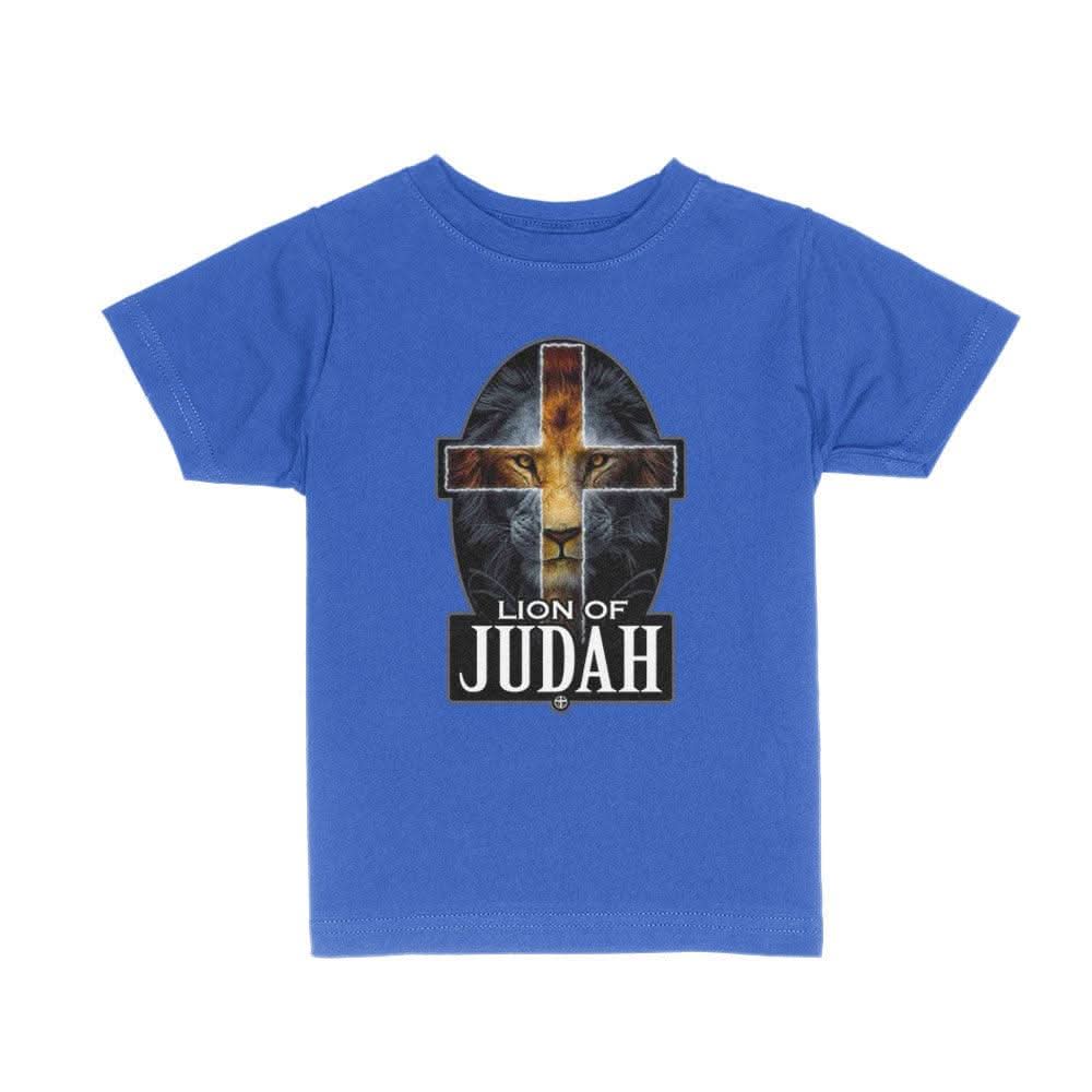 Lion Of Judah Cross Kids Shirts