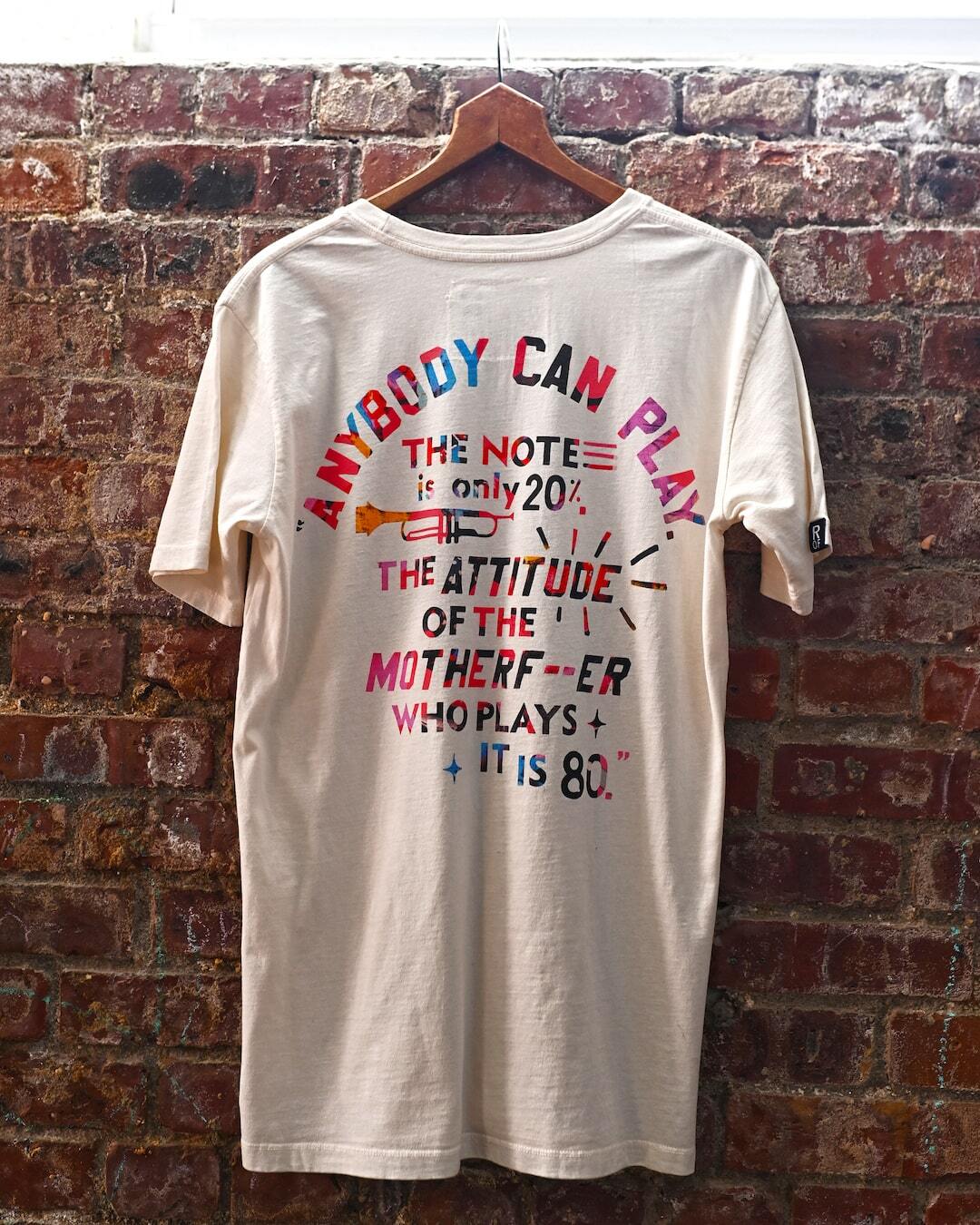 Miles Davis NY Trumpet White Tee