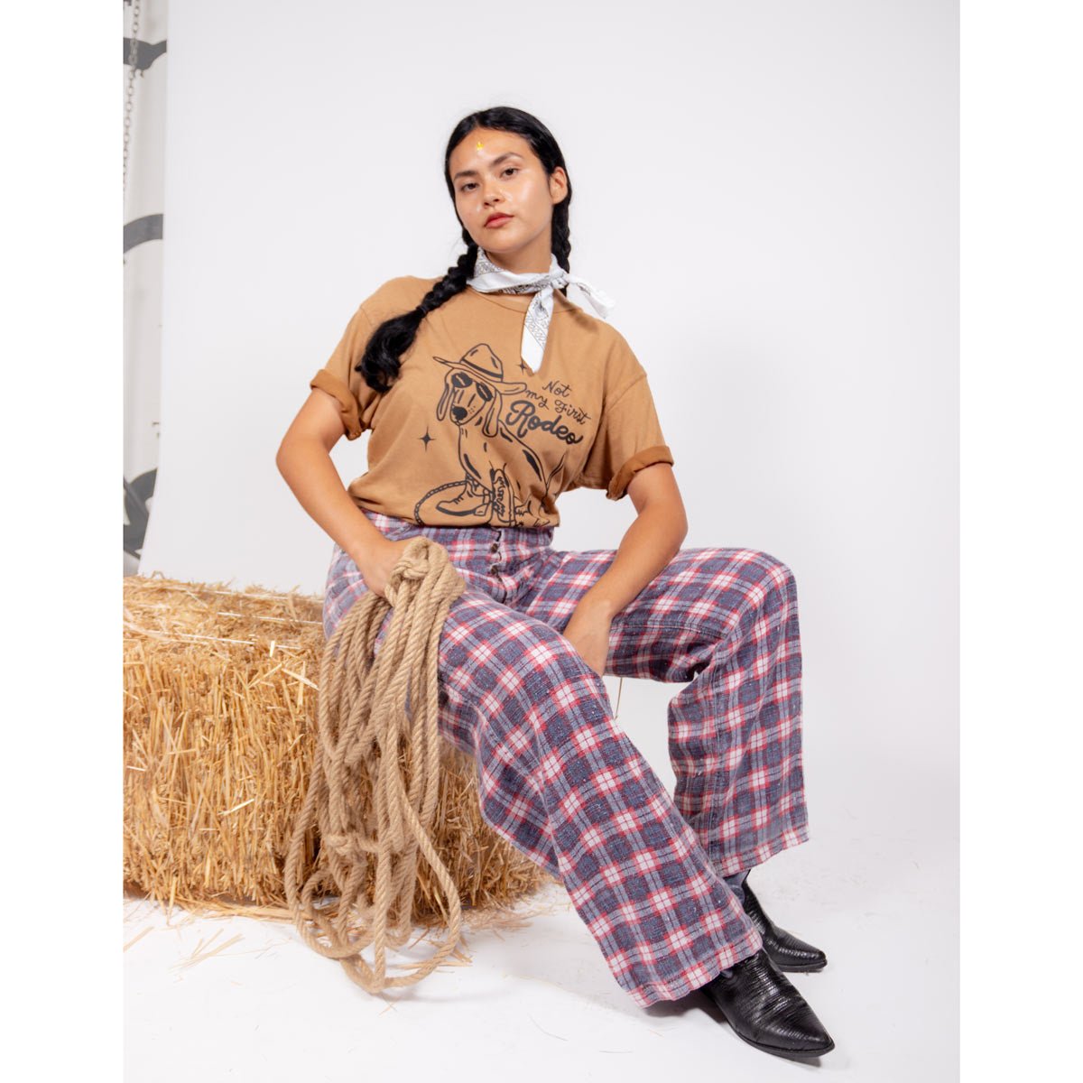 not my first rodeo unisex tee | vintage wash