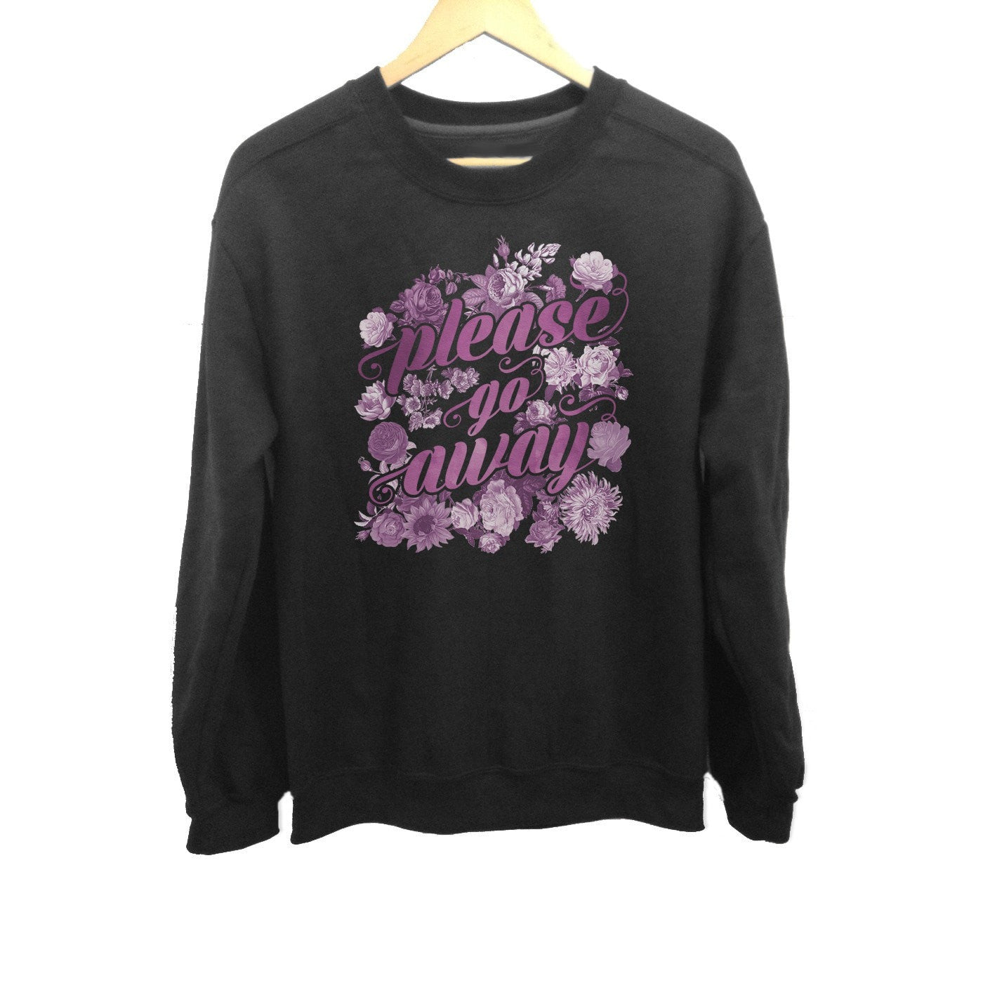 Unisex Please Go Away Sweatshirt - Introvert Shirt